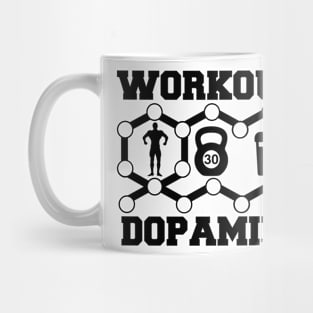 Workout dopamine dumbbell Mug